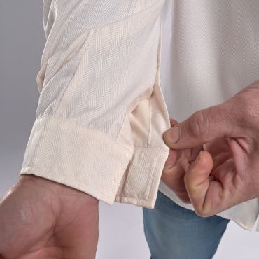 Chemise à boutons aimantés fermeture à boutons-pression magnétiques